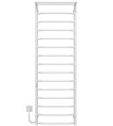 Електрична сушарка для рушників Deffi Трапеція з полицею П15 500х1600 ліве підключення WD03 білий C.TP.160.50.15.E.W.L.3