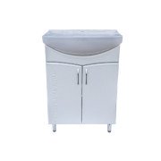 Тумба под раковину Vivia Алекса Д2 60х29 см комбинируется с раковинами Церсания 60 МДФ/ДСП белый А0053376