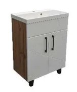 Тумба під раковину Vivia Велла Д2 60х33 см комбінується з раковиною Idea 60 МДФ/ДСП еко А0053753