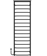 Електрична сушарка для рушників Deffi Трапеція з полицею П16 500х1700 ліве підключення чорний C.TP.170.50.16.E.B.L.5