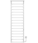 Електрична сушарка для рушників Deffi Трапеція з полицею П16 500х1700 праве підключення WD03 білий C.TP.170.50.16.E.W.R.3