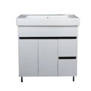 Тумба під раковину Vivia Амалія Д2Ш2 80х45 см комбінується з раковиною Комо 80 МДФ/ДСП білий А0033284