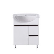 Тумба под раковину Vivia Амалия Д1Ш2 65х32 см комбинируется с раковиной Акцент 65 МДФ/ДСП белый А0033282