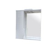 Шафка для ванної Vivia Аляска 60 L з дзеркалом 60х18 см ліва з підсвічуванням МДФ/ДСП біла А0045243