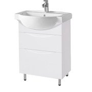 Тумба под раковину Vivia Аляска Ш2 65х42 см комбинируется с раковиной Фрея 65 МДФ/ДСП белый А0053377