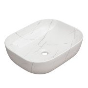 Раковина для ванної Insana Oswald 50х40 см кераміка білий/сірий А0056825