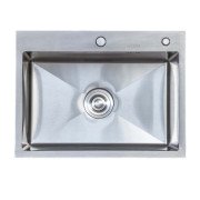 Мийка для кухні Insana Leif 58х43 з переливом нержавіюча сталь А0056967