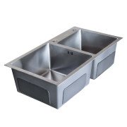 Мойка для кухни Insana Eden 78х43 см с переливом нержавеющая сталь сатин А0056974