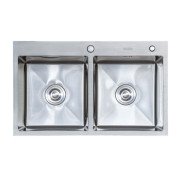 Мойка для кухни Insana Topaz 78х48 см с переливом нержавеющая сталь сатин А0056977