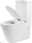 Унитаз компакт Insana Oleo 38х63 с бачком и сиденьем с крышкой керамика белый А0054435