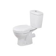 Унітаз компакт Insana Deli 36,5х77,5 см з бачком та сидінням з кришкою кераміка білий А0055623