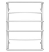 Сушка для рушників водяна Deffi Аквамікс П6 400х700 бічне праве підключення білий C.AM.70.40.6.W.C