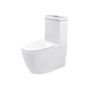 Унитаз компакт Insana Ermin 37х67 см с бачком и сиденьем с крышкой керамика белый А0054425