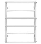 Сушка для рушників водяна Deffi Аквамікс П6 400х700 бічне ліве підключення білий C.AM.70.40.6.W.B