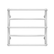 Сушка для рушників водяна Deffi Аквамікс П5 500х500 нижнє підключення білий C.AM.50.50.5.W.A