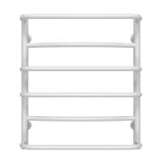 Сушка для рушників водяна Deffi Аквамікс П6 500х600 бічне ліве підключення білий C.AM.60.50.6.W.B