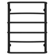 Полотенцесушитель водяной Deffi Аквамикс П6 500х700 боковое левое подключение белый C.AM.70.50.6.B.B