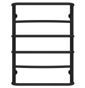 Сушка для рушників водяна Deffi Аквамікс П6 500х700 бічне ліве підключення білий C.AM.70.50.6.B.B