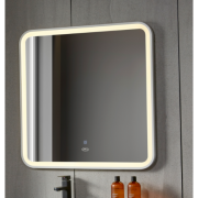 Зеркало в ванную комнату Vivia LED 282 W 70х70 см с подсветкой белый А0053338