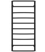 Полотенцесушитель водяной Deffi Аквамикс П10 500х1100 боковое левое подключение черный C.AM.110.50.10.B.C