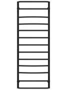 Сушка для рушників водяна Deffi Аквамікс П13 500х1400 нижнє підключення чорний C.AM.140.50.13.B.A