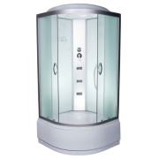 Гідромасажний бокс Vivia W 95 RC 90х90 профіль сатин/тоноване скло А0035811