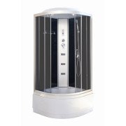 Гідромасажний бокс Vivia 95 R RC 90х90 профіль сатин/тоноване скло А А0027251