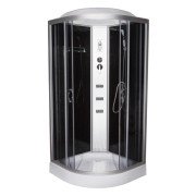 Гідромасажний бокс Vivia 61 RC R 90х90 профіль сатин/тоноване скло А0027253