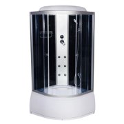 Гідромасажний бокс Vivia Eco 96 CH 100х100 профіль сатин/тоноване скло А0015540