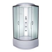 Гідромасажний бокс Vivia 96 RC W 100х100 профіль сатин/тоноване скло А0042382