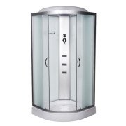 Гидромассажный бокс Vivia 62 CH W 100х100 профиль сатин/матовое стекло А0046448