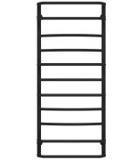 Полотенцесушитель водяной Deffi Аквамикс П11 500х1200 нижнее подключение черный C.AM.120.50.11.B.A