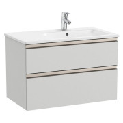 Тумба с раковиной Roca GAP Unik 80,5x46 см ДСП серый A851480447