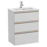 Тумба з раковиною Roca GAP Unik 60,5x38 см ДСП сірий A851498447