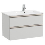 Тумба с раковиной Roca GAP Unik 80,5x46 см ДСП серый A851480447