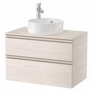 Тумба під раковину Roca GAP 80x46 см ДСП північний ясен A851501434