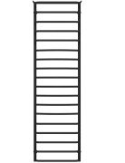 Полотенцесушитель водяной Deffi Юность П18 500х1800 боковое правое подключение черный C.YU.180.50.18.B.C