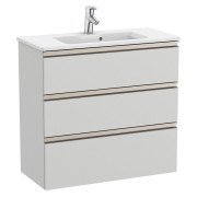 Тумба с раковиной Roca GAP Unik 80,5x38 см ДСП серый A851499447