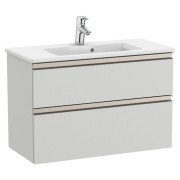 Тумба с раковиной Roca GAP Unik 80,5x38 см ДСП серый A851497447