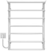 Электрический полотенцесушитель Deffi Юность П7 400х700 левое подключение WD03 белый C.YU.70.40.7.E.W.L.3