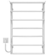 Електрична сушарка для рушників Deffi Юність П7 400х800 ліве підключення WD03 білий C.YU.80.40.7.E.W.L.3