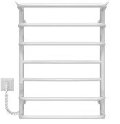 Електрична сушарка для рушників Deffi Юність П7 500х700 ліве підключення WD03 білий C.YU.70.50.7.E.W.L.3