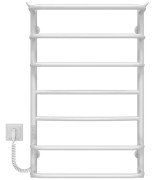 Електрична сушарка для рушників Deffi Юність П7 500х800 ліве підключення WD03 білий C.YU.80.50.7.E.W.L.3