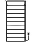 Електрична сушарка для рушників Deffi Юність П11 500х1100 праве підключення JD03 чорний C.YU.110.50.11.E.B.R.1