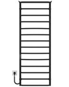 Електрична сушарка для рушників Deffi Юність П14 500х1400 ліве підключення JD03 чорний C.YU.140.50.14.E.B.L.1