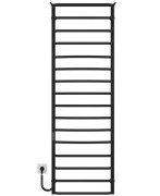 Електрична сушарка для рушників Deffi Юність П16 500х1600 ліве підключення JD03 чорний C.YU.160.50.16.E.B.L.1