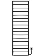 Електрична сушарка для рушників Deffi Юність П17 500х1700 праве підключення JD03 чорний C.YU.170.50.17.E.B.R.1