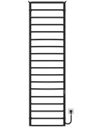 Електрична сушарка для рушників Deffi Юність П18 500х1800 праве підключення JD03 чорний C.YU.180.50.18.E.B.R.1
