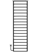 Електрична сушарка для рушників Deffi Юність П18 500х1800 ліве підключення JD03 чорний C.YU.180.50.18.E.B.L.1