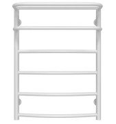 Сушка для рушників водяна Deffi Готель П6 400х700 бічне ліве підключення білий C.OD.70.40.6.W.B